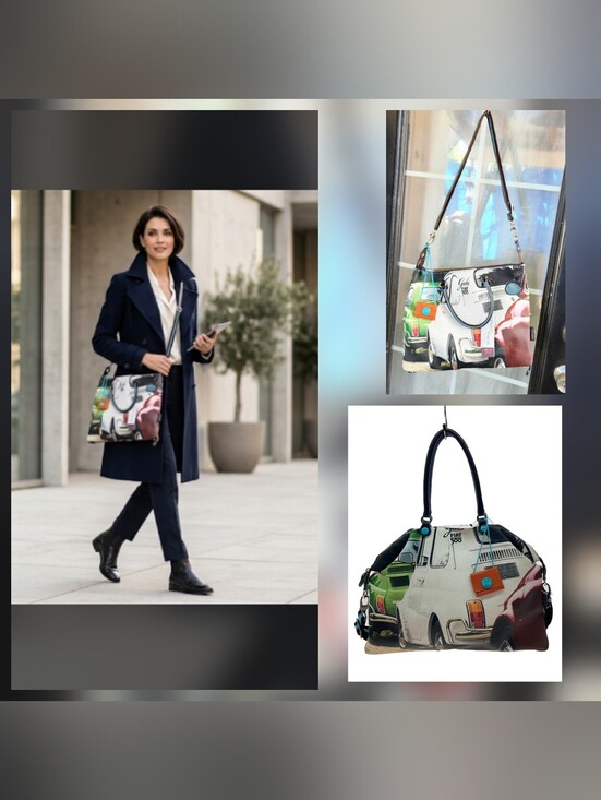 Gabs Handbags - GABS FIAT Leather Bag, Multicolor